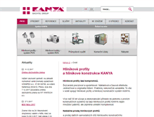 Tablet Screenshot of kanya.cz